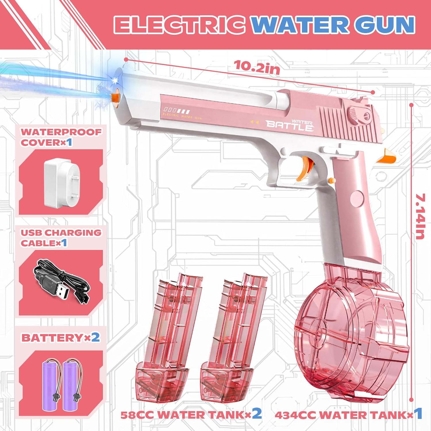 Desert Eagle Water Gun | DadBod™